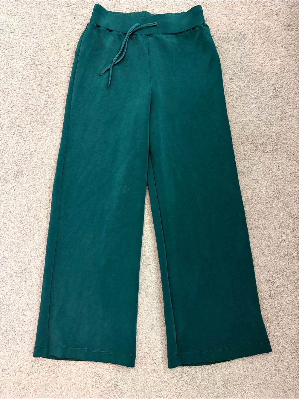 Copper Key Teal Wide-Leg Drawstring Sweatpants